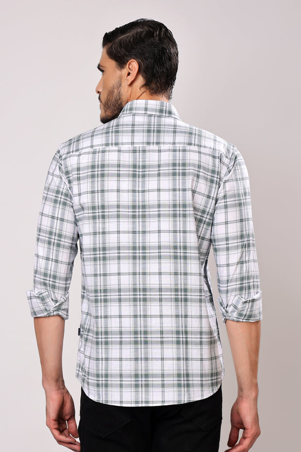 Stylox Men's Full Sleeve Casual Check Shirt