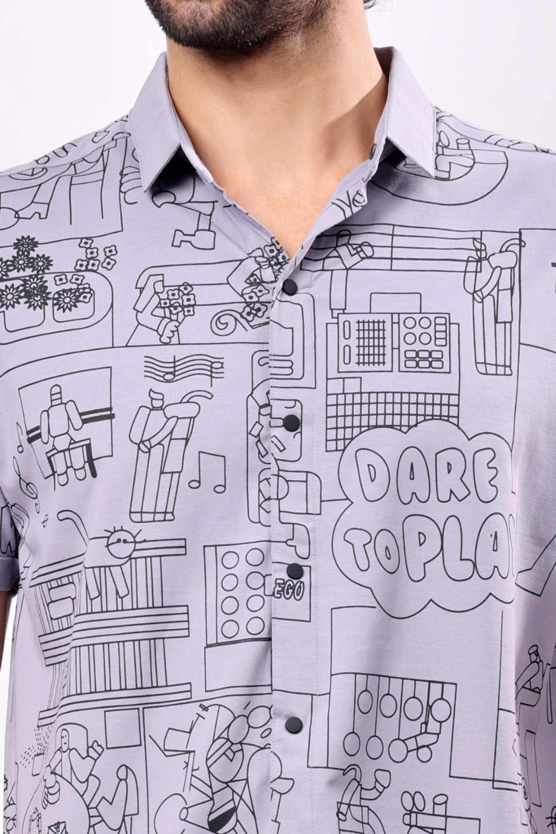 STYLOX OPEN SHIRT | Half Sleeves - Stylox