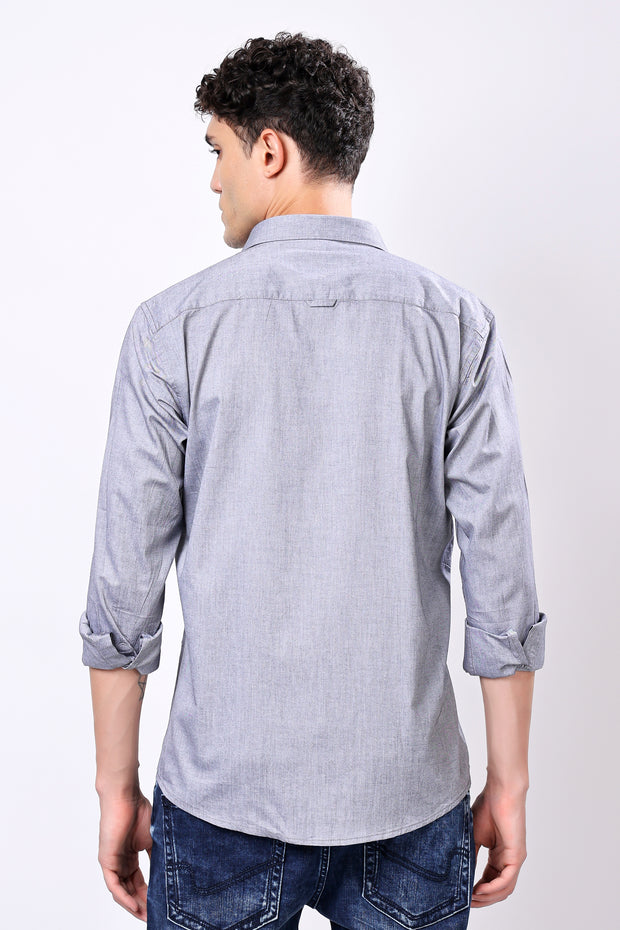 STYLOX FULL SLEEVE SOLID SHIRT FOR MEN