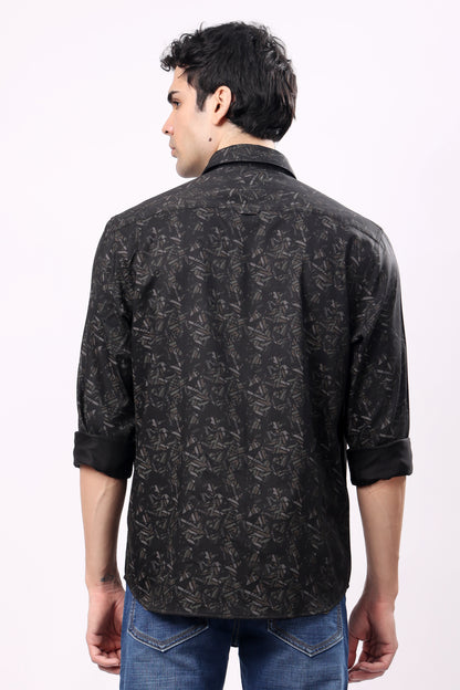 Stylox Mens Full Sleeve Print Shirt