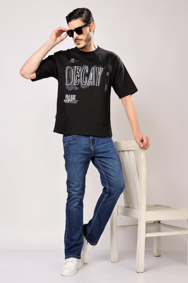 Stylox Printed Crew Neck Men's Casual T-Shirt