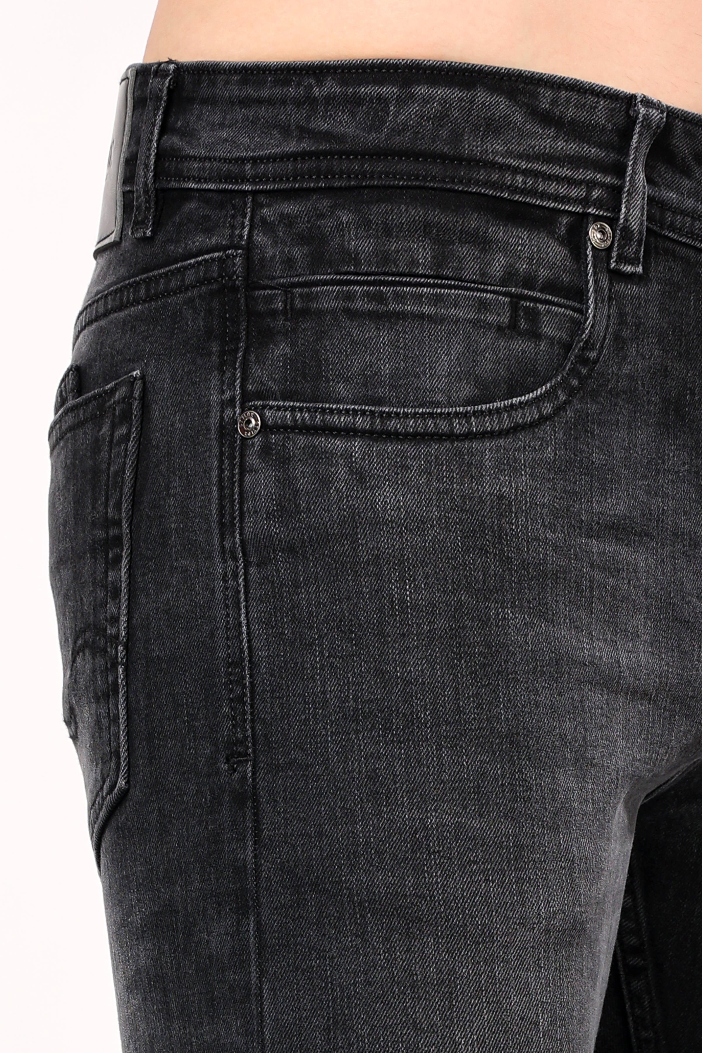 Stylox Men’s Slim Fit Denim Jeans - Dark Grey, Mid Dark Grey , Steal Grey & Mid Steal Grey