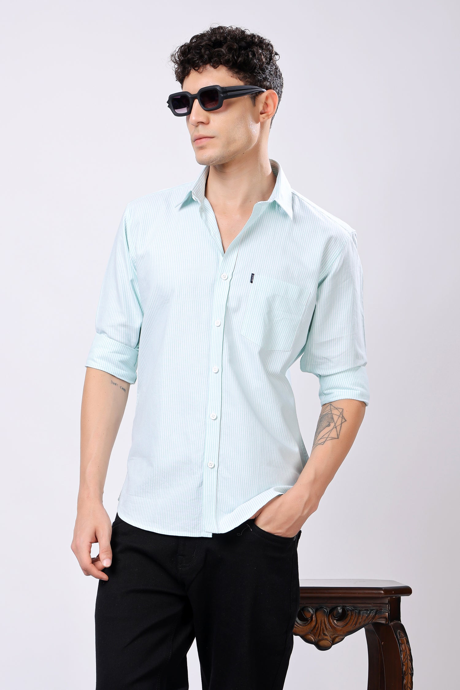 STYLOX Full Sleeve Striped Casual Shirt