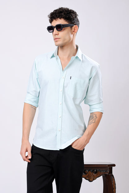 STYLOX Full Sleeve Striped Casual Shirt