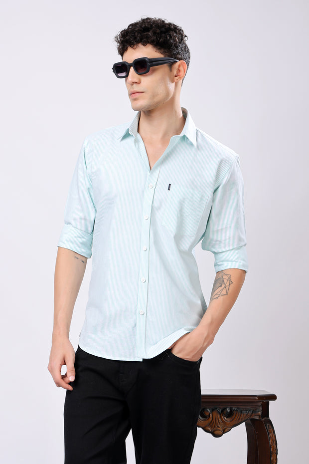 STYLOX Full Sleeve Striped Casual Shirt