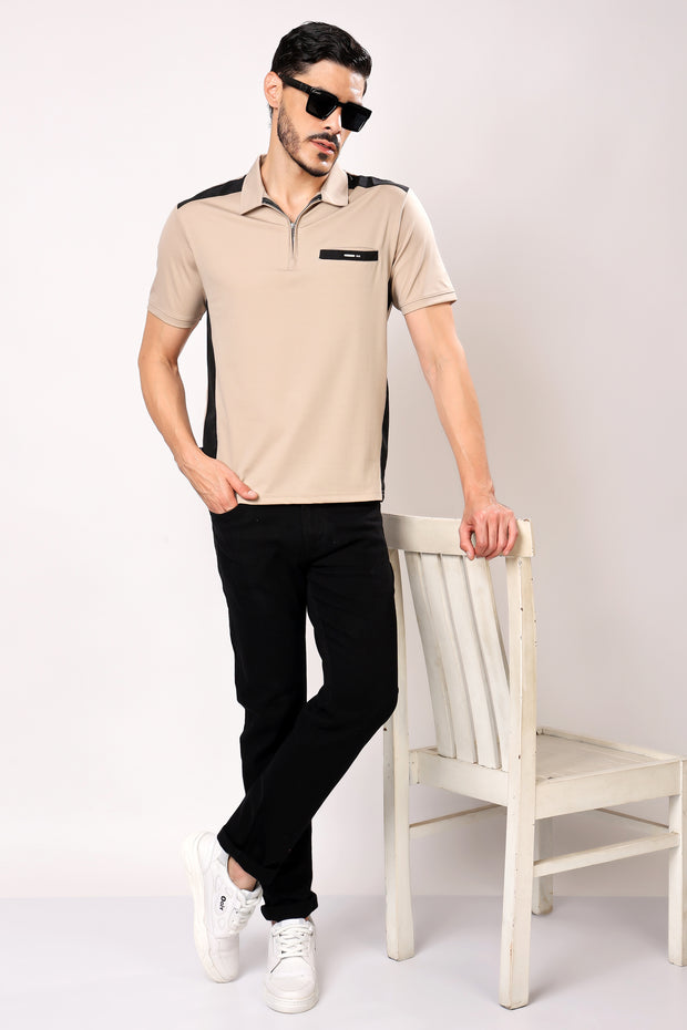 Stylox Polo Neck Casual T-Shirt For Men