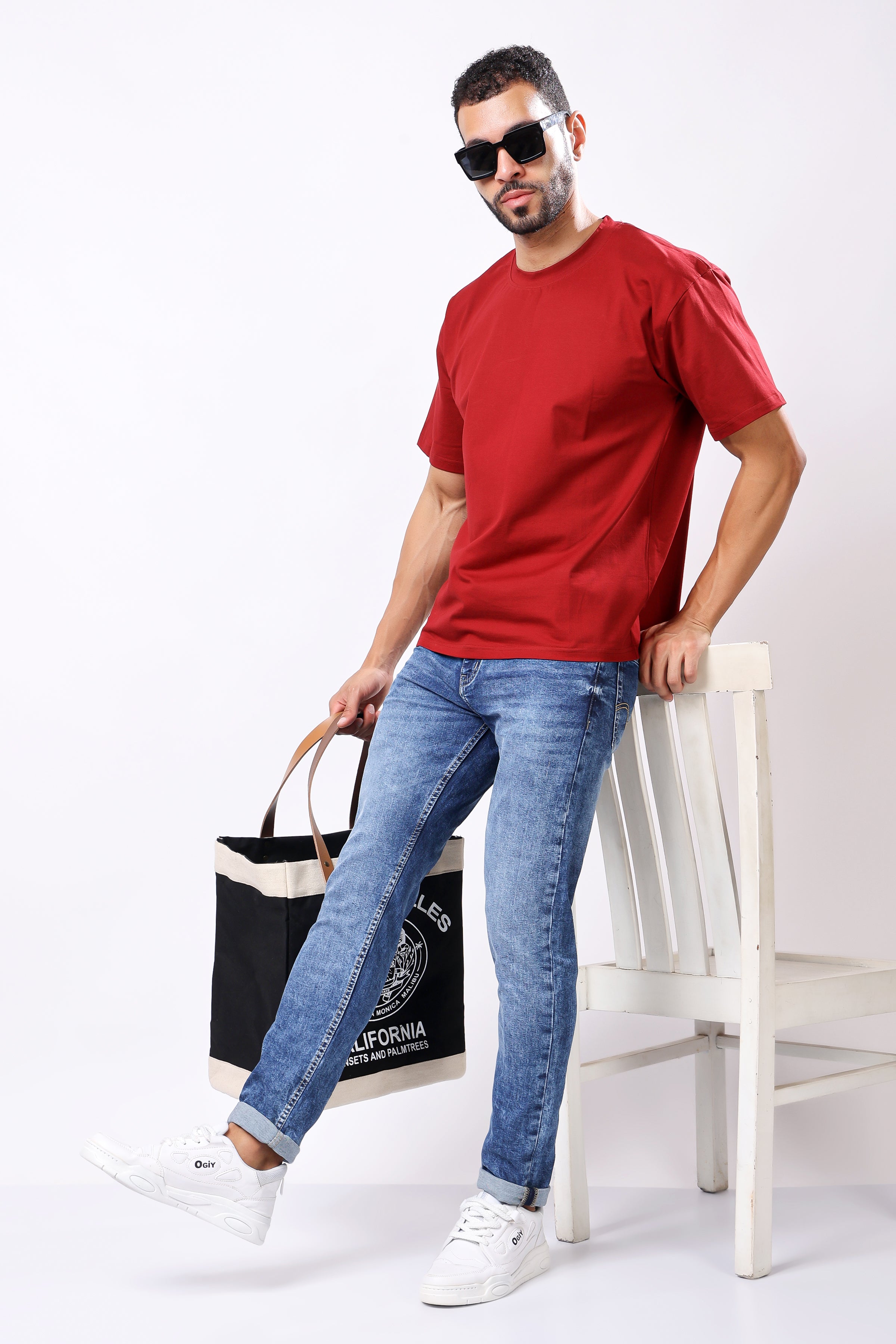 Stylox Slim Fit Denim Jeans - Dark Blue,