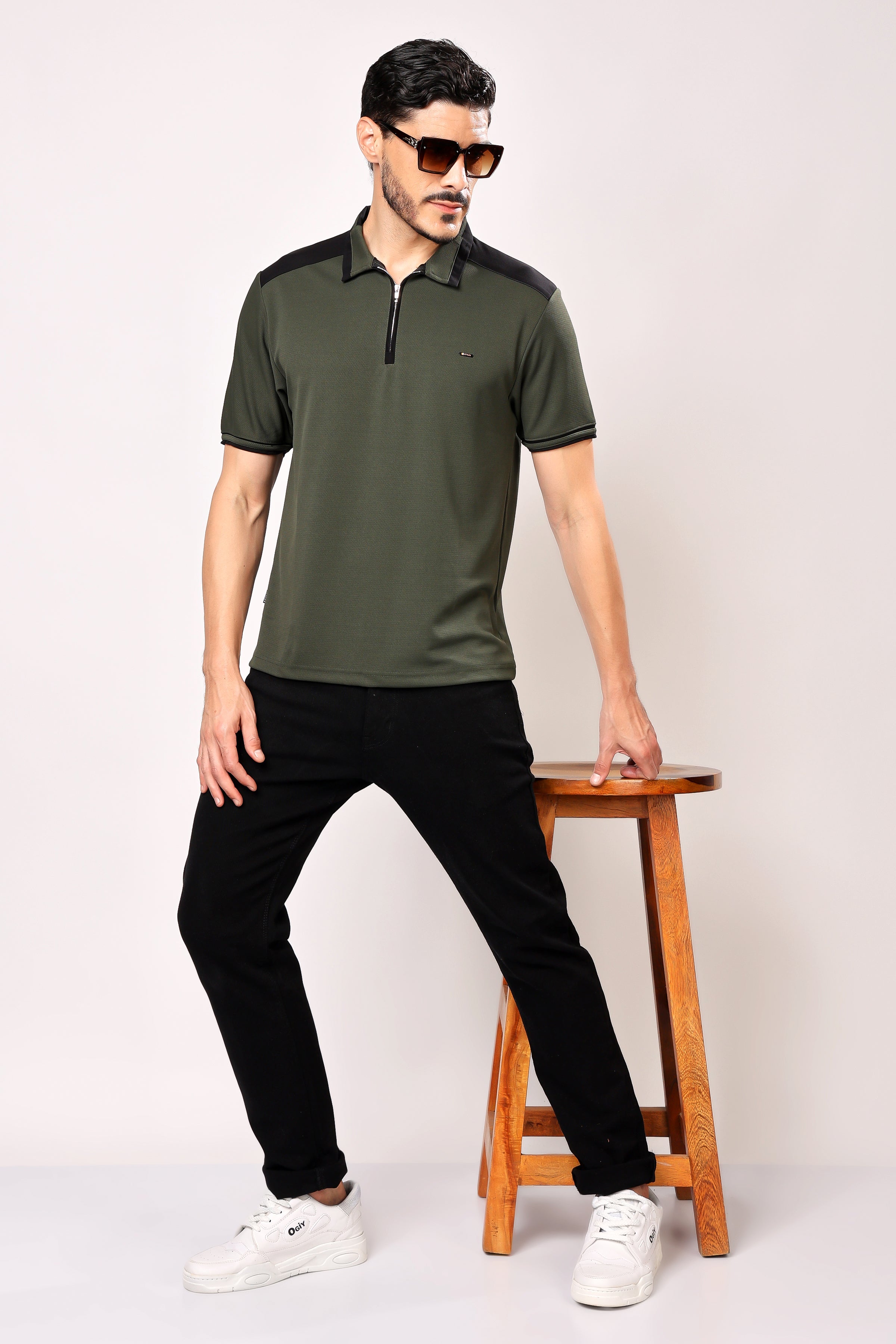 Stylox Men's Polo Neck T-Shirt - Stylox