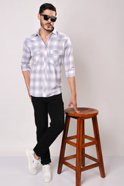 Stylox Men's Full Sleeve Casual Check Shirt