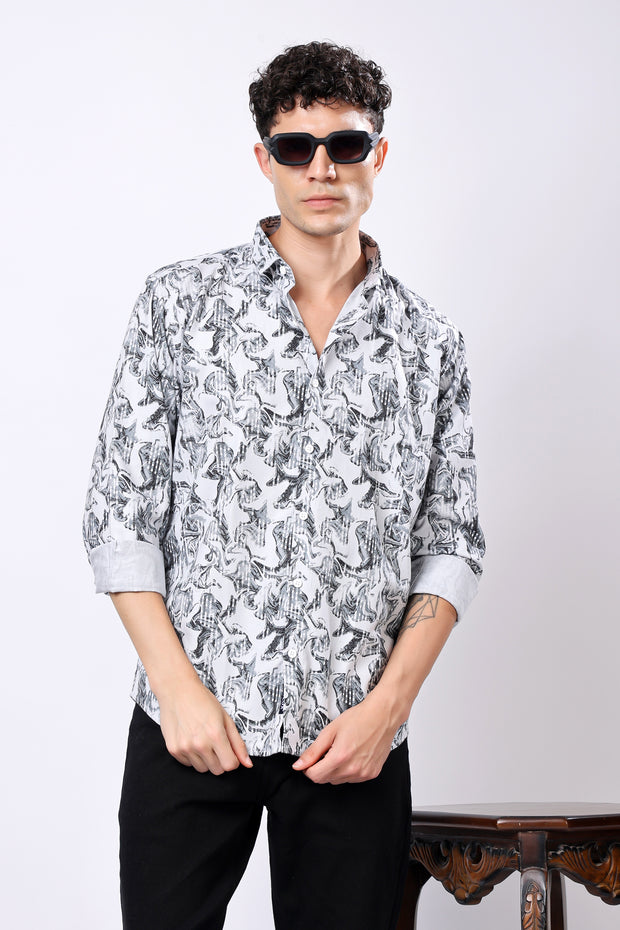 STYLOX Printed Full Sleeve Casual Shirt