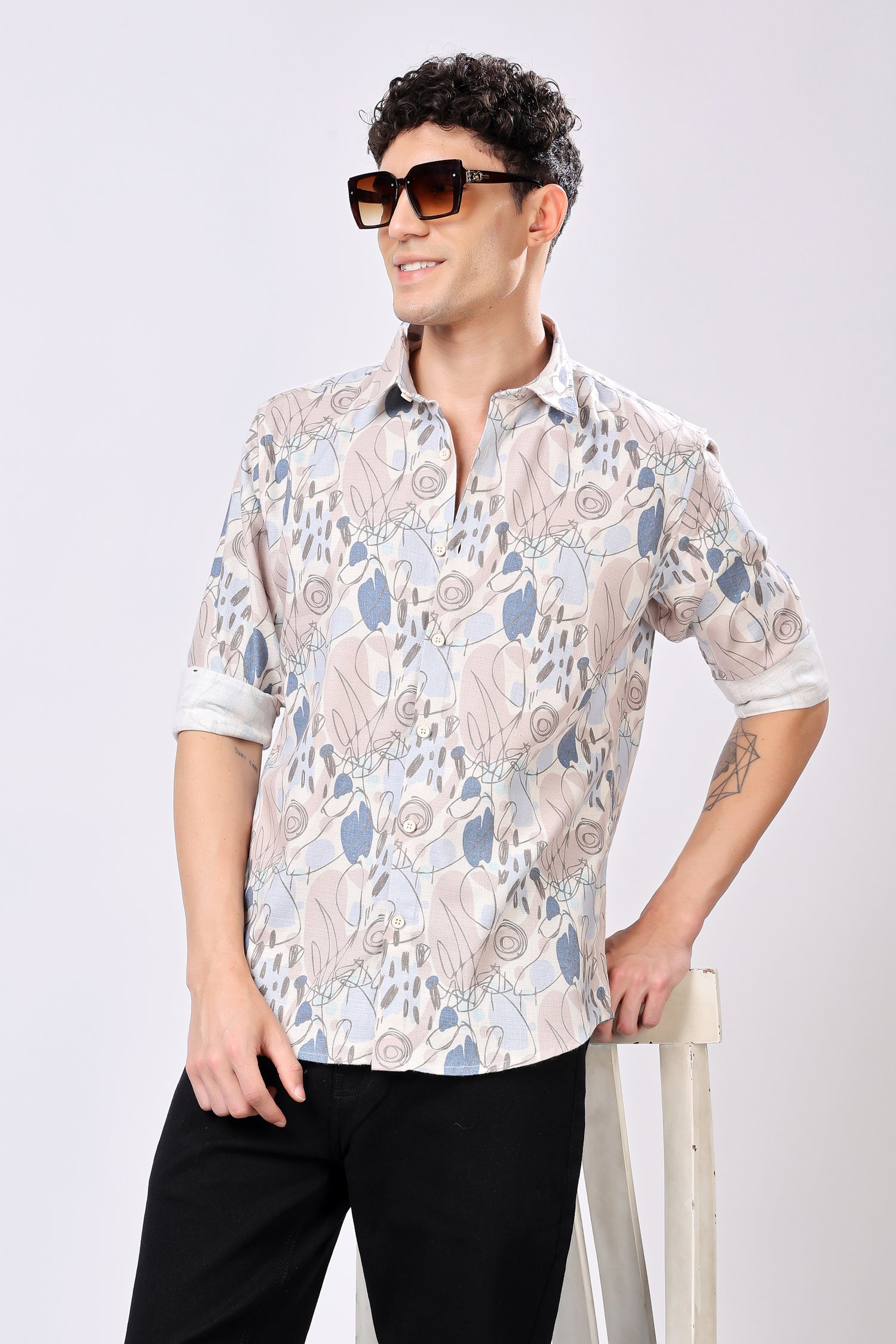 Stylox Printed Full Sleeve Shirt