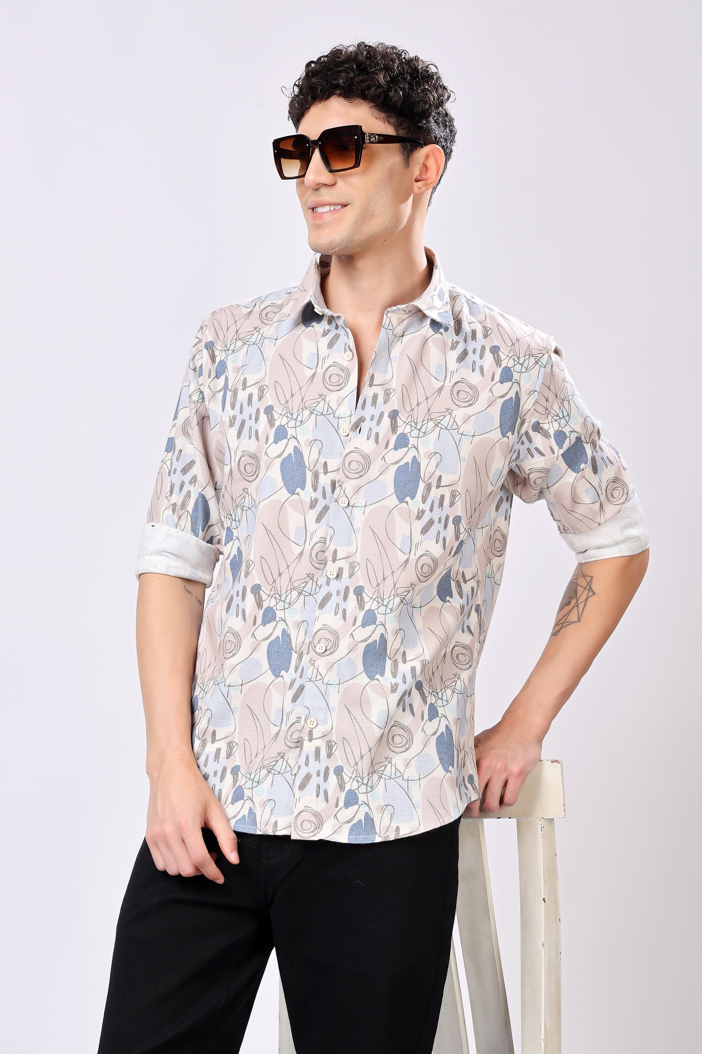 Stylox Printed Full Sleeve Shirt - Stylox