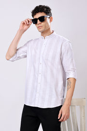 Stylox White Stripes Casual Shirt For Men