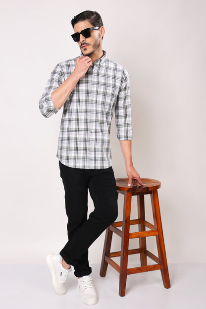 Stylox Casual Check Shirt For Men