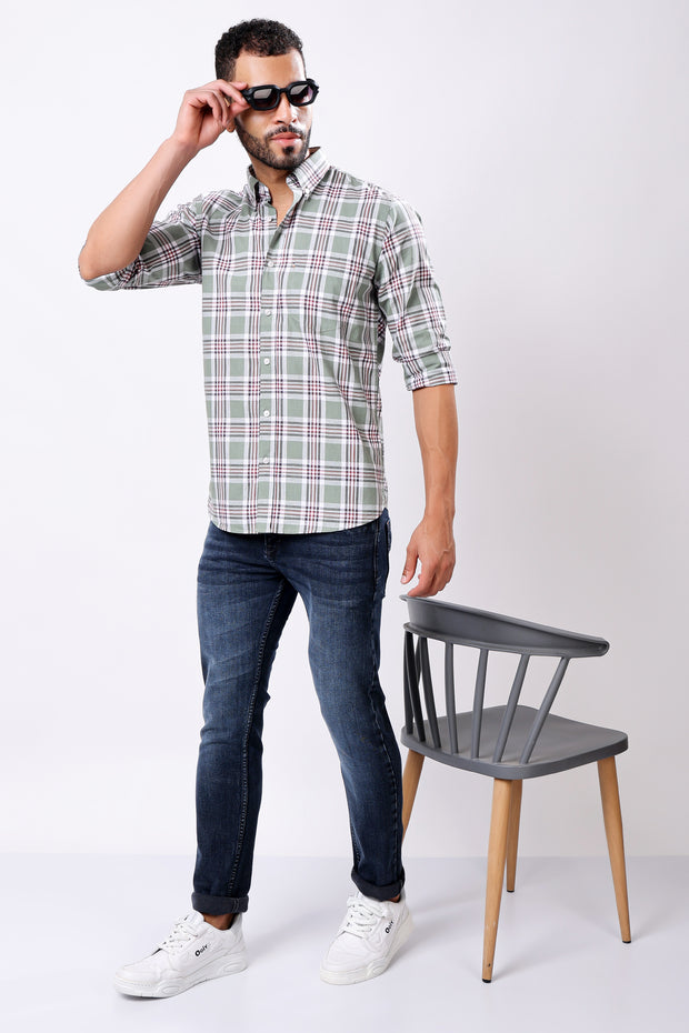 Stylox Full Sleeve Check Shirt
