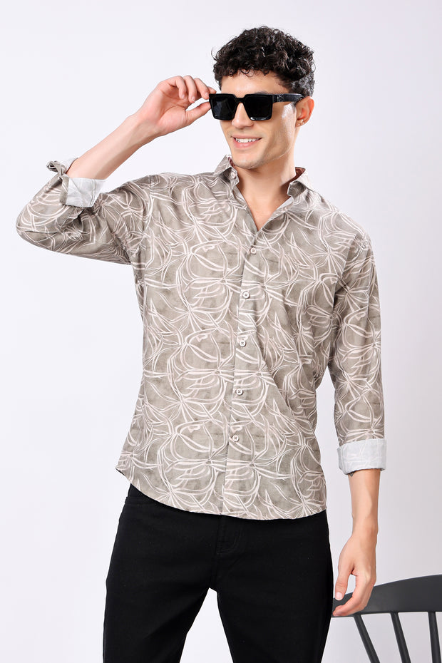 Stylox Printed Full Sleeve Casual Shirt