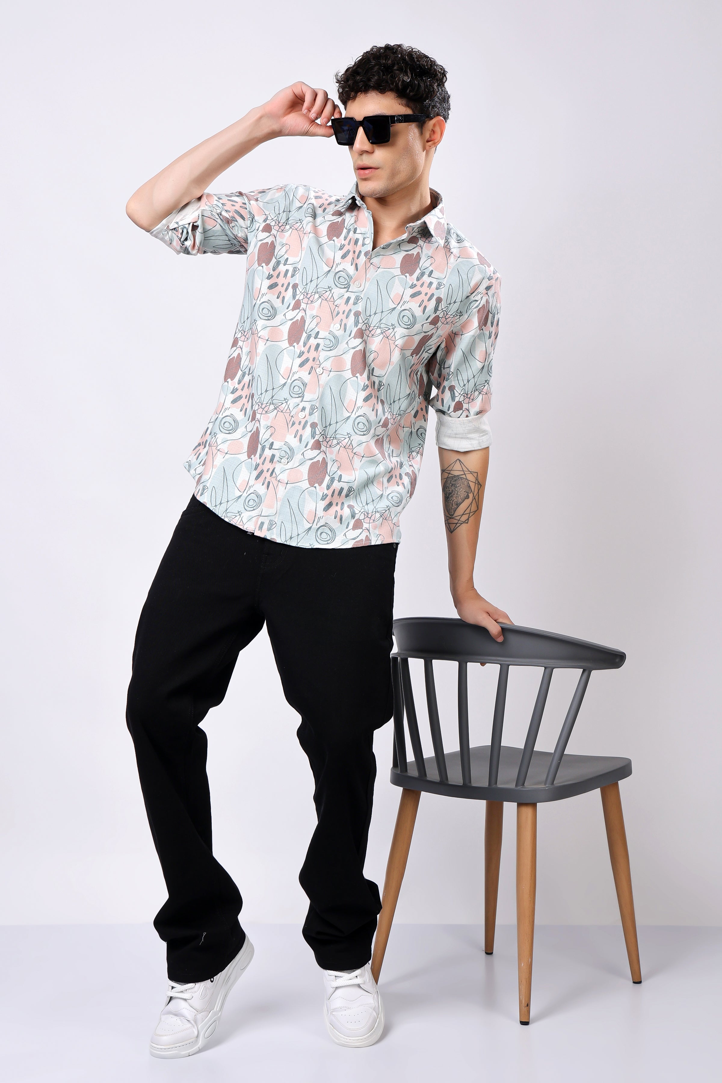 Stylox Printed Full Sleeve Shirt - Stylox
