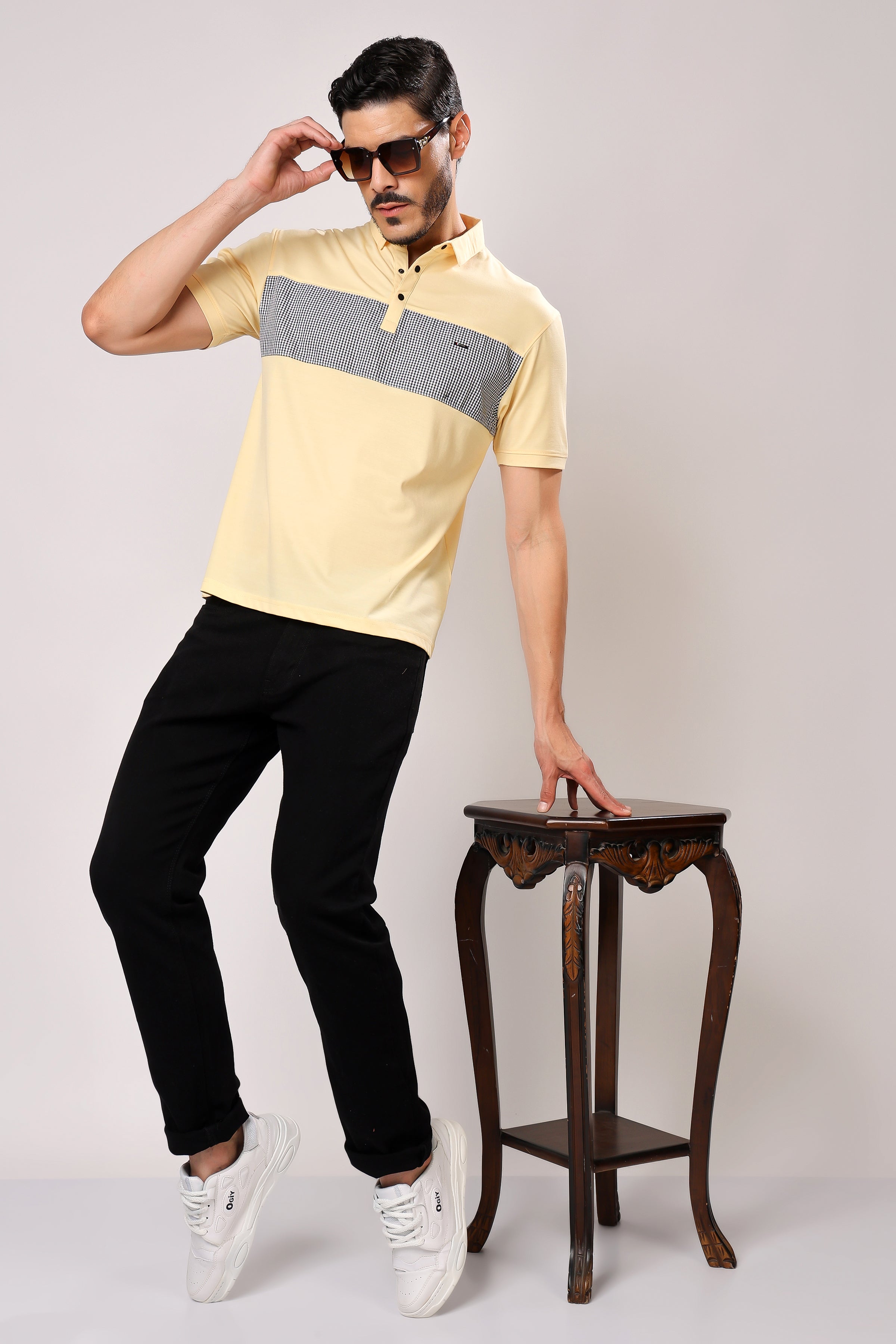 Stylox Polo Neck Men's Casual T-Shirt