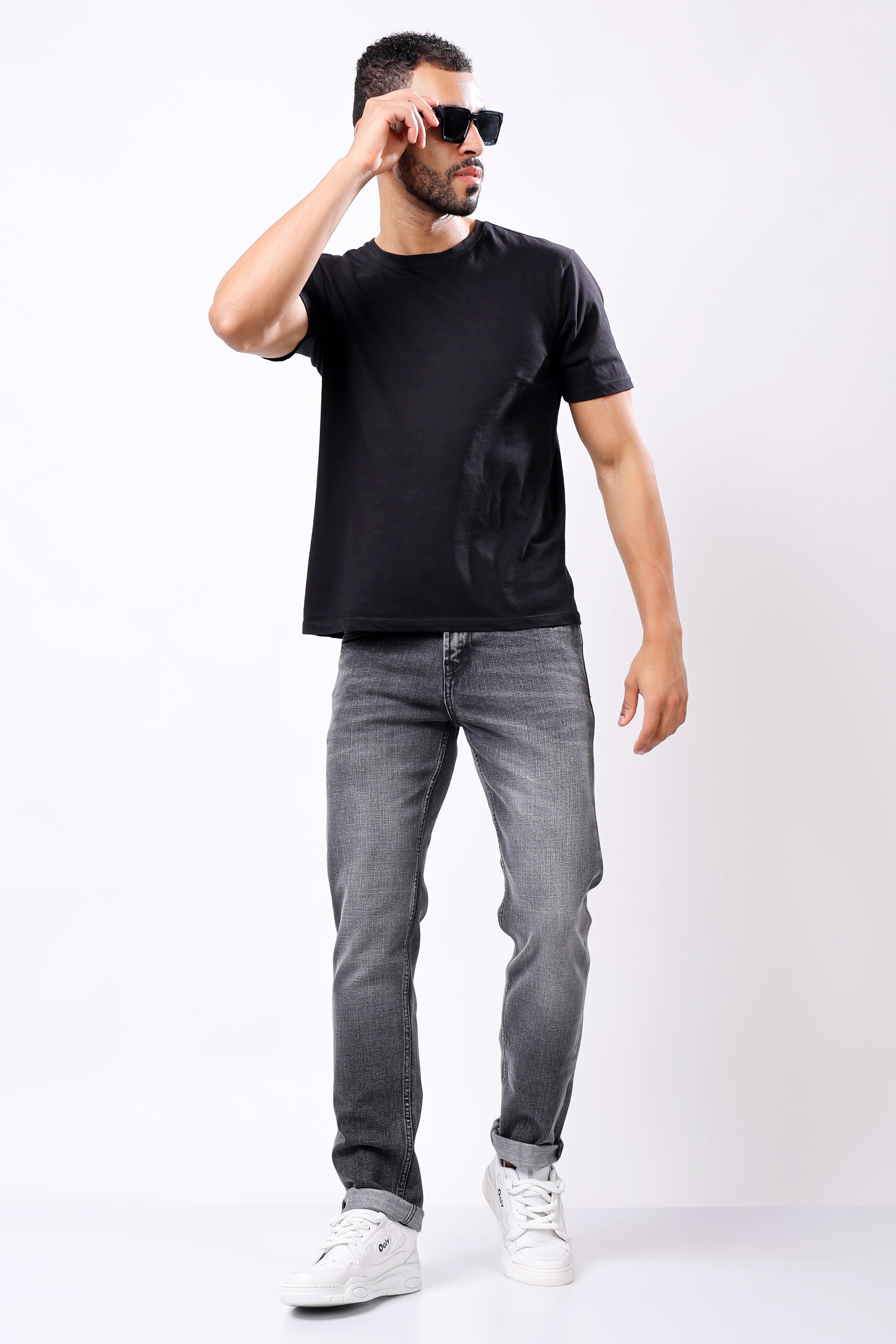 Stylox Comfort Fit Jeans for Men's | Grey, Dark Grey & Mid Grey |
