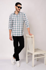 Stylox Men's Casual Full Sleeve Check Shirt