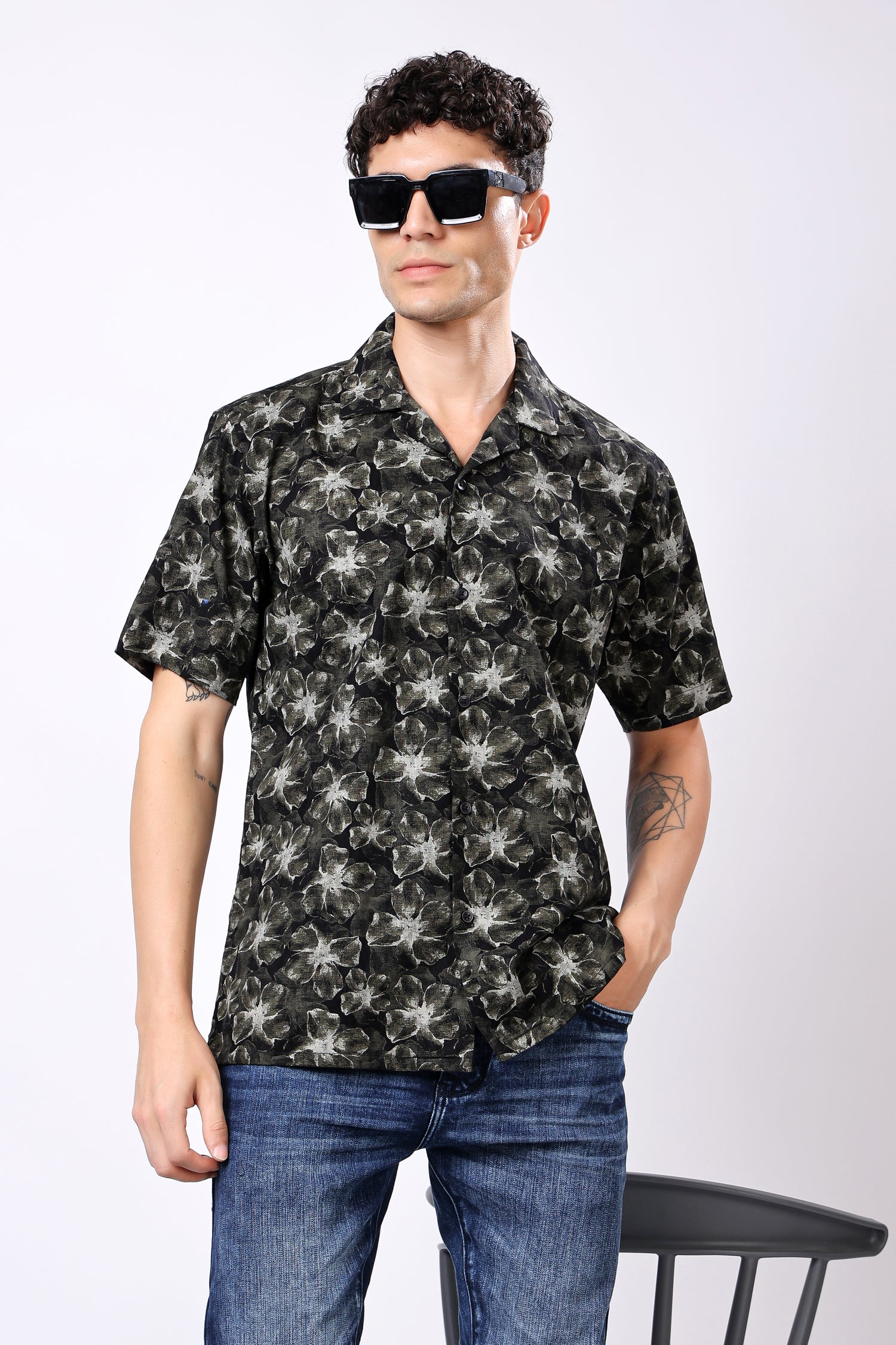 Stylox Half Sleeve Printed Casual Shirt