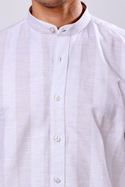 Stylox White Stripes Casual Shirt For Men