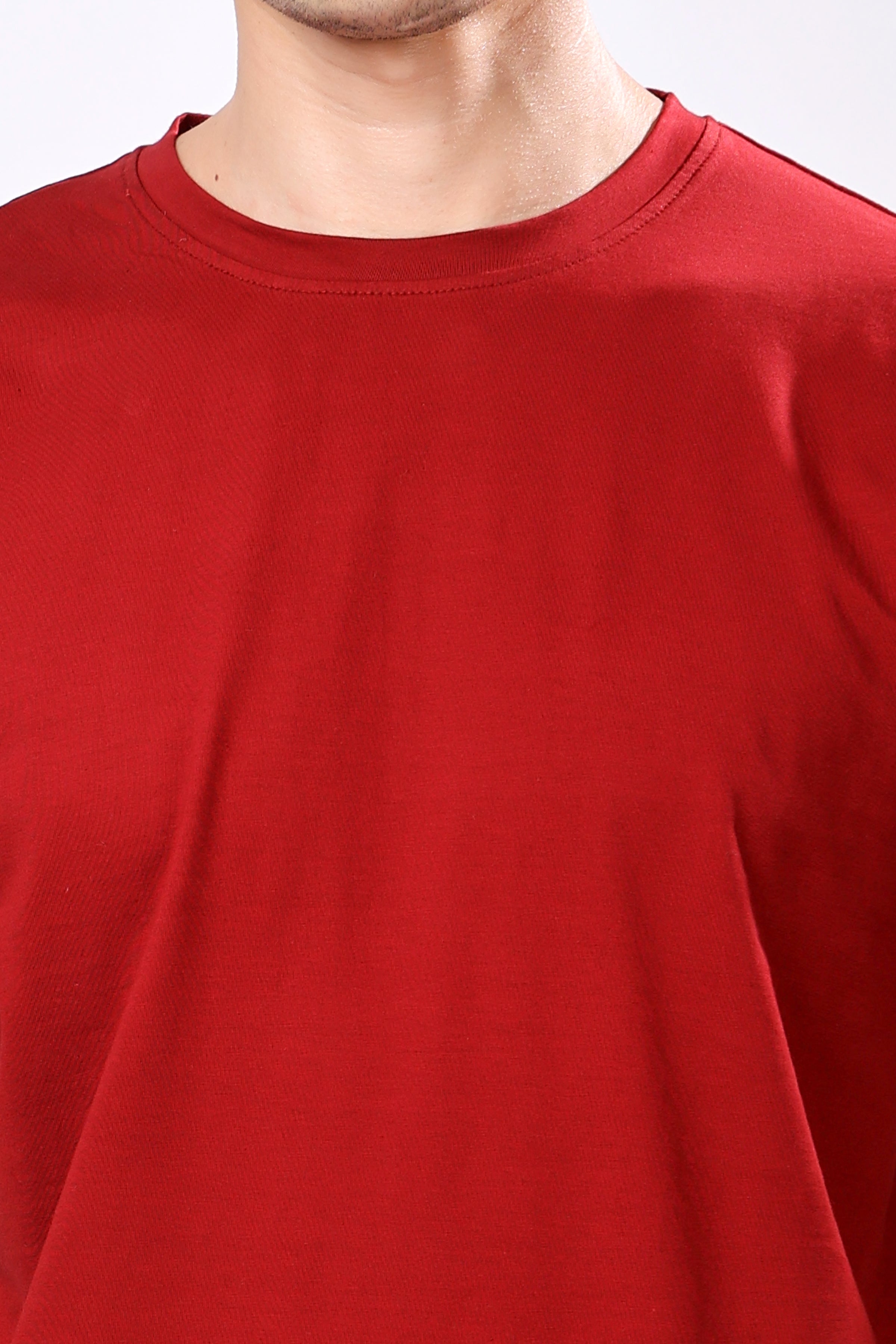 STYLOX Round Neck Solid T-Shirt - Stylox