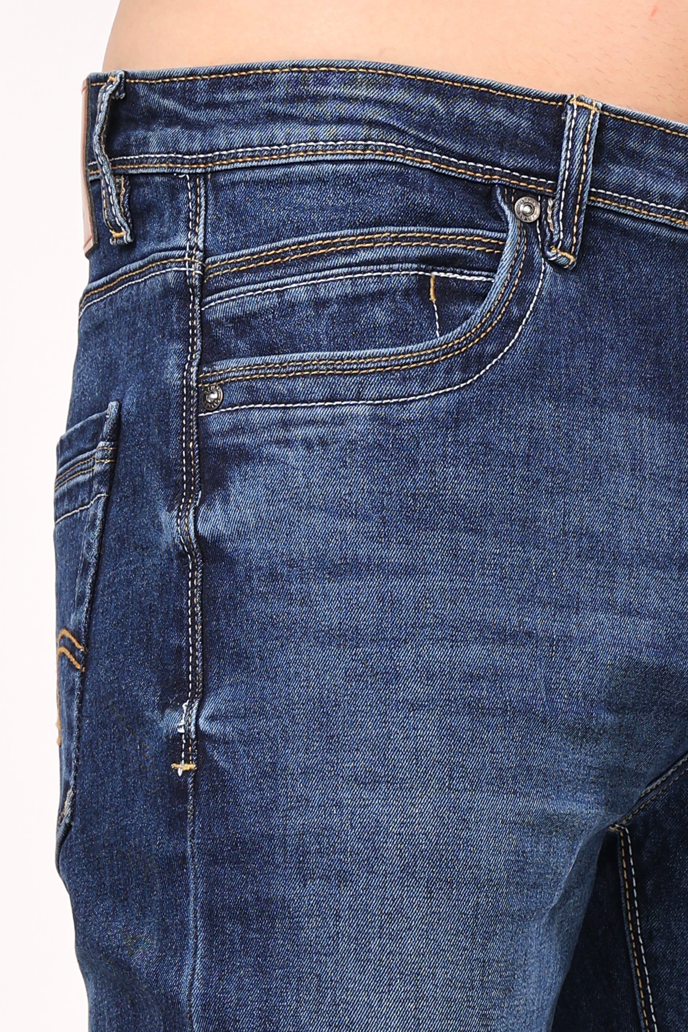 Stylox Bootcut Fit Men's Casual Denim Jeans -Dark Blue, Light Blue, Greenish Blue | - Stylox
