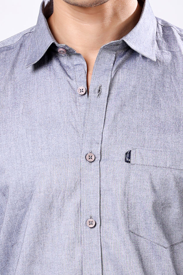 STYLOX FULL SLEEVE SOLID SHIRT FOR MEN