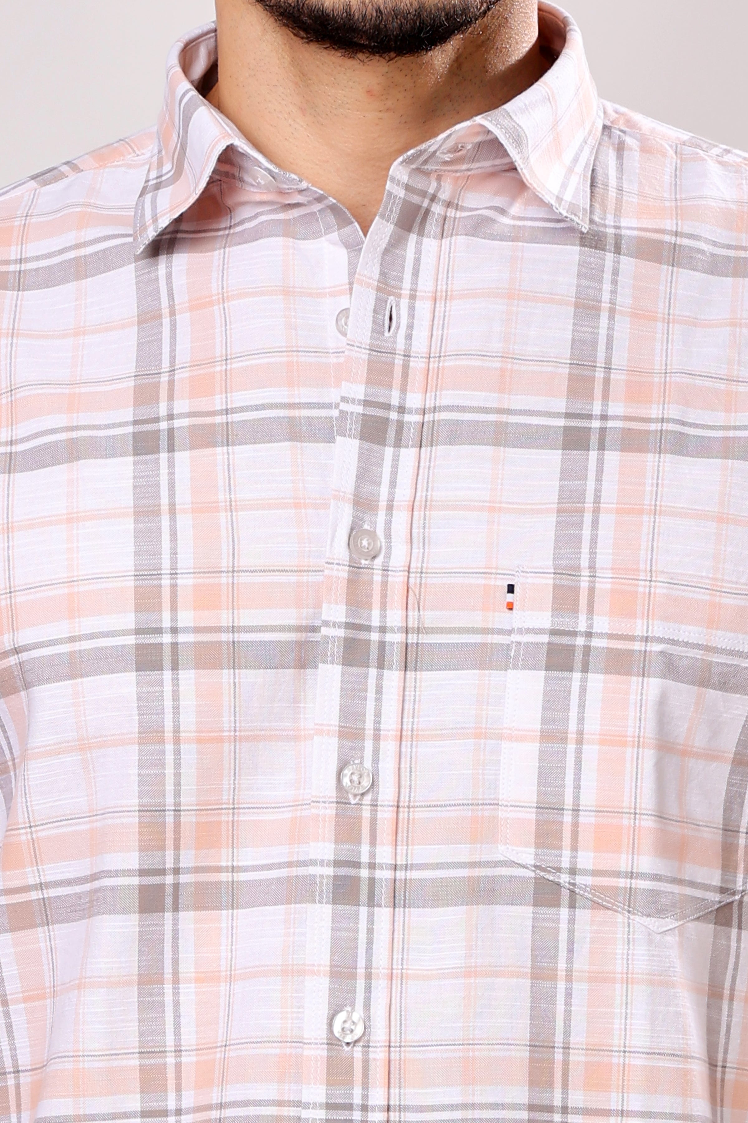 Stylox Men's Casual Full Sleeve Check Shirt