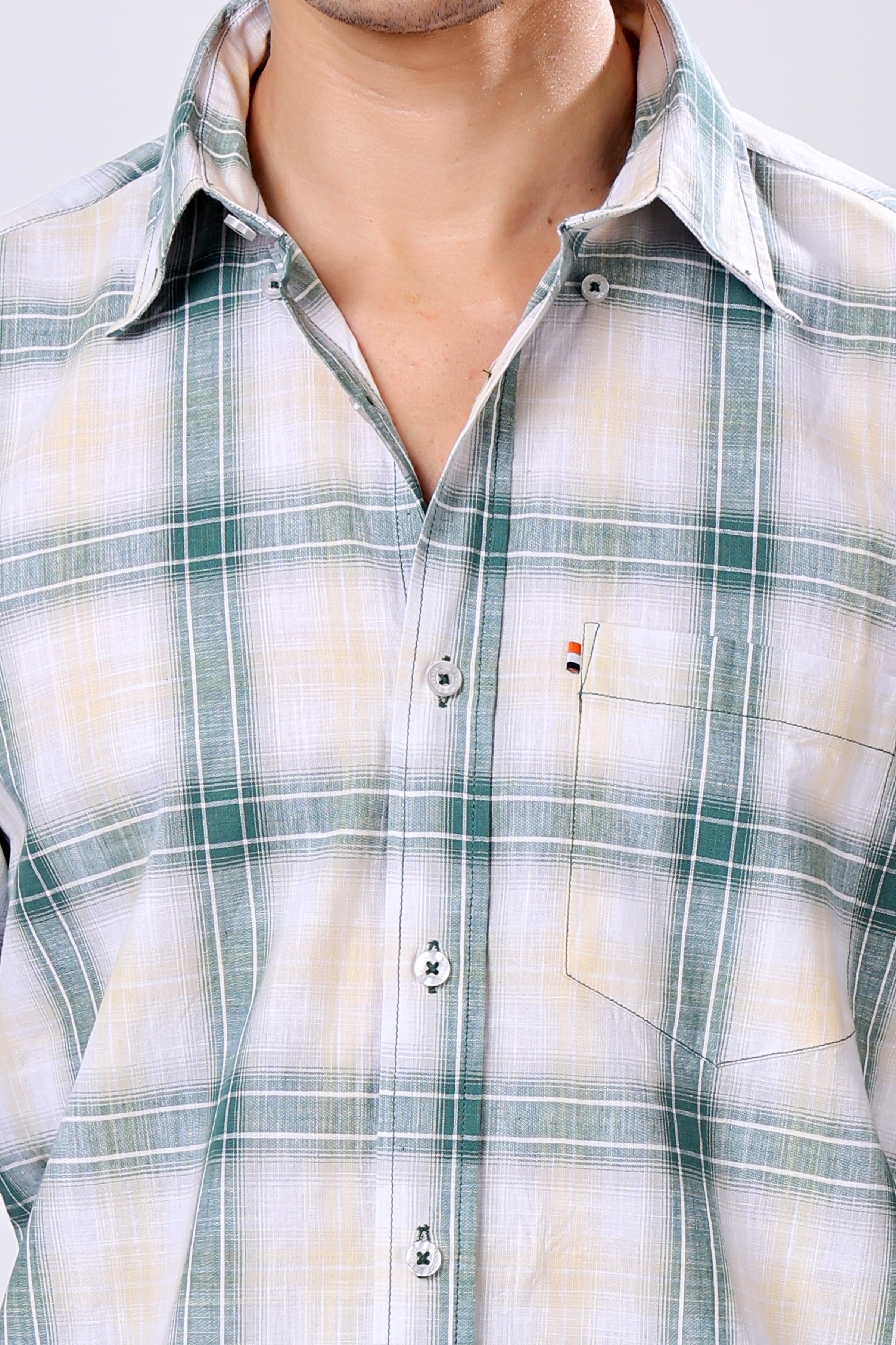 Stylox Regular Fit Full Sleeve Casual Check Shirt for Men - Stylox