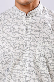 STYLOX FULL SLEEVE PRINTED CASUAL SHIRT