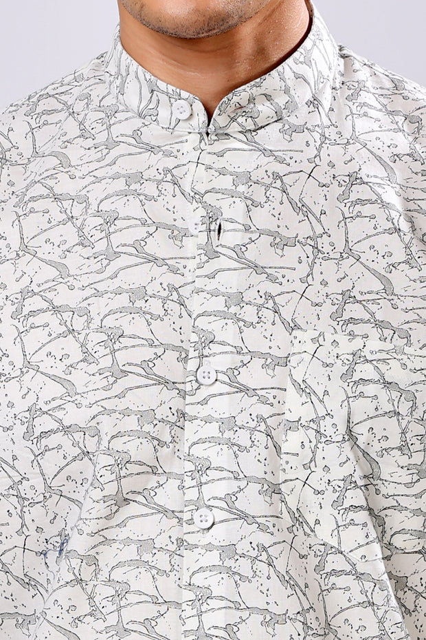 STYLOX FULL SLEEVE PRINTED CASUAL SHIRT