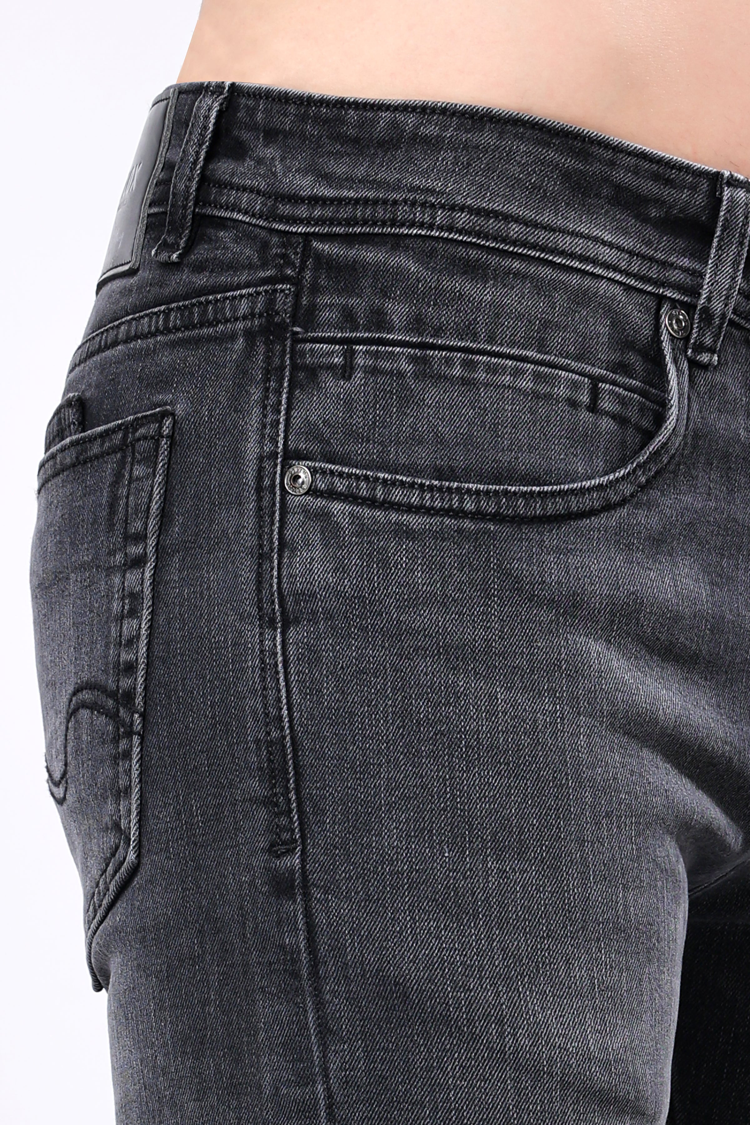 Stylox Men’s Slim Fit Denim Jeans - Dark Grey, Mid Dark Grey , Steal Grey & Mid Steal Grey