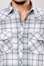 Stylox Men's Full Sleeve Casual Check Shirt
