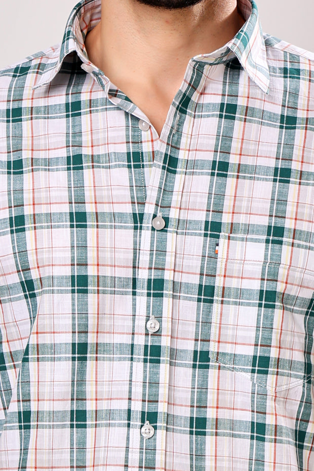 Stylox Men's Casual Full Sleeve Check Shirt