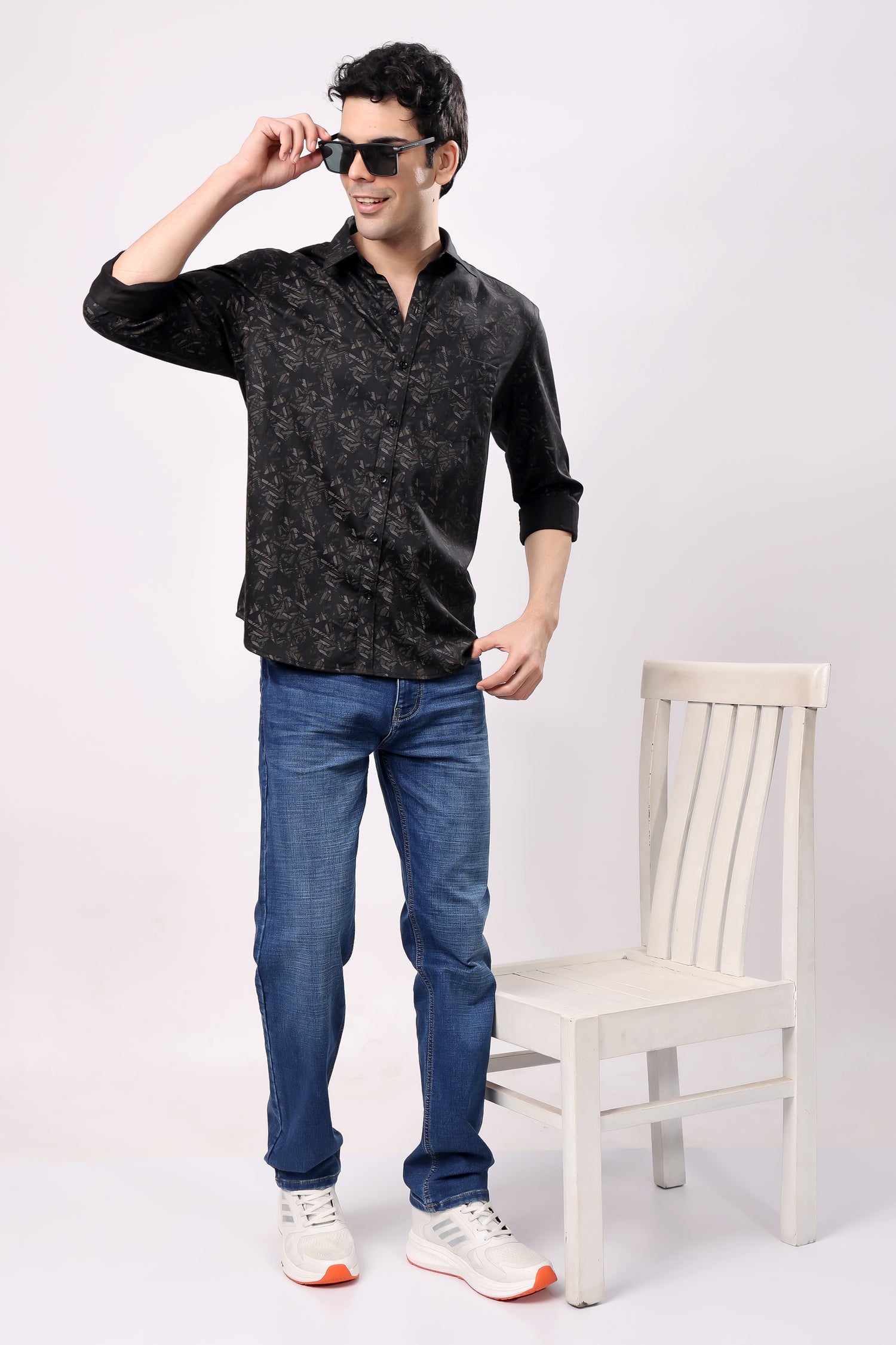 Stylox Mens Full Sleeve Print Shirt