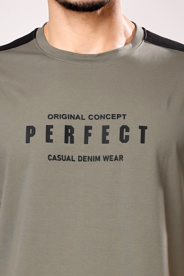 Stylox Men's Round Neck Casual Printed T-Shirt