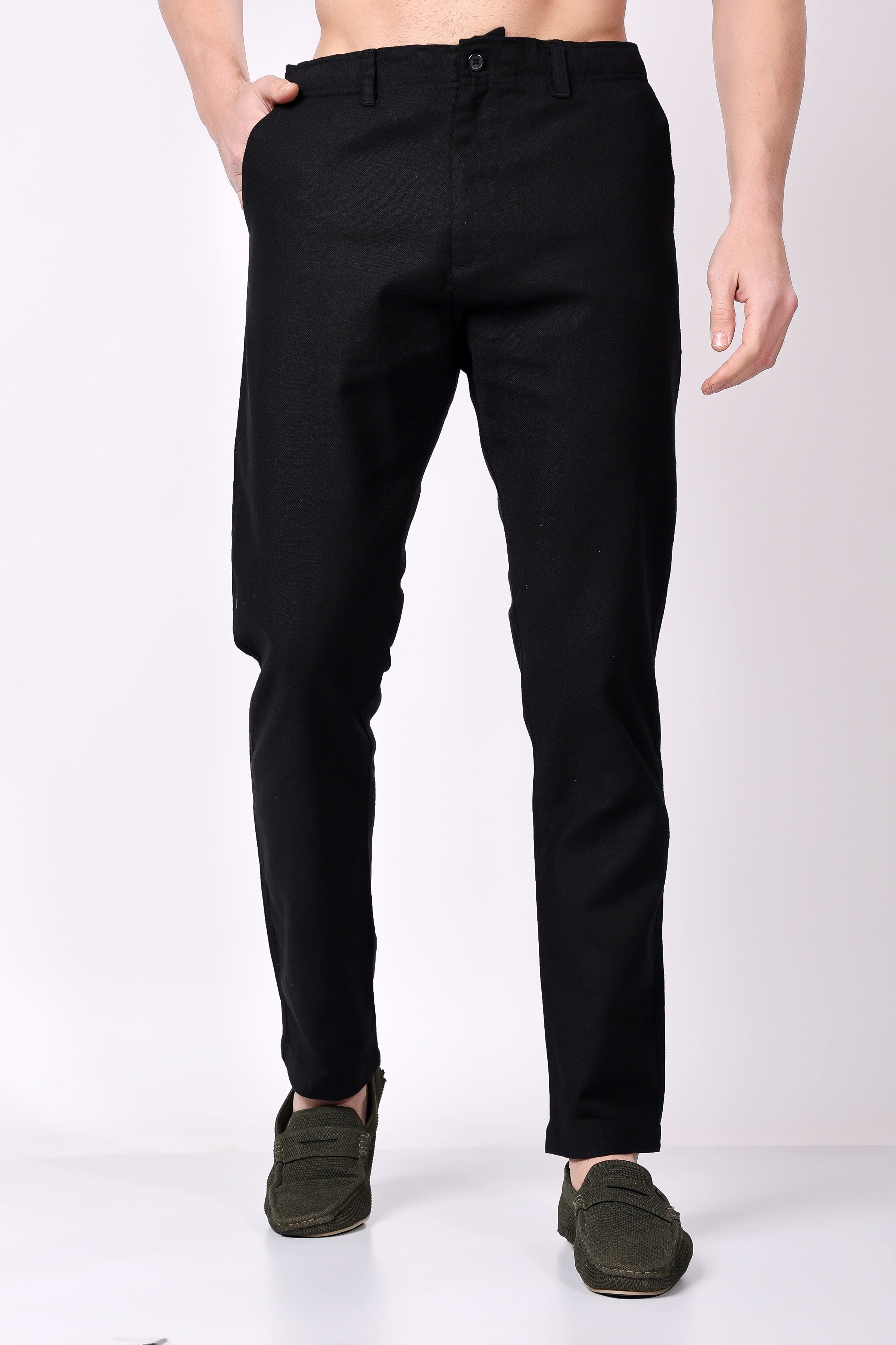 Stylox Men’s Classic Fit Trousers – Comfortable Formal & Casual Wear - Stylox