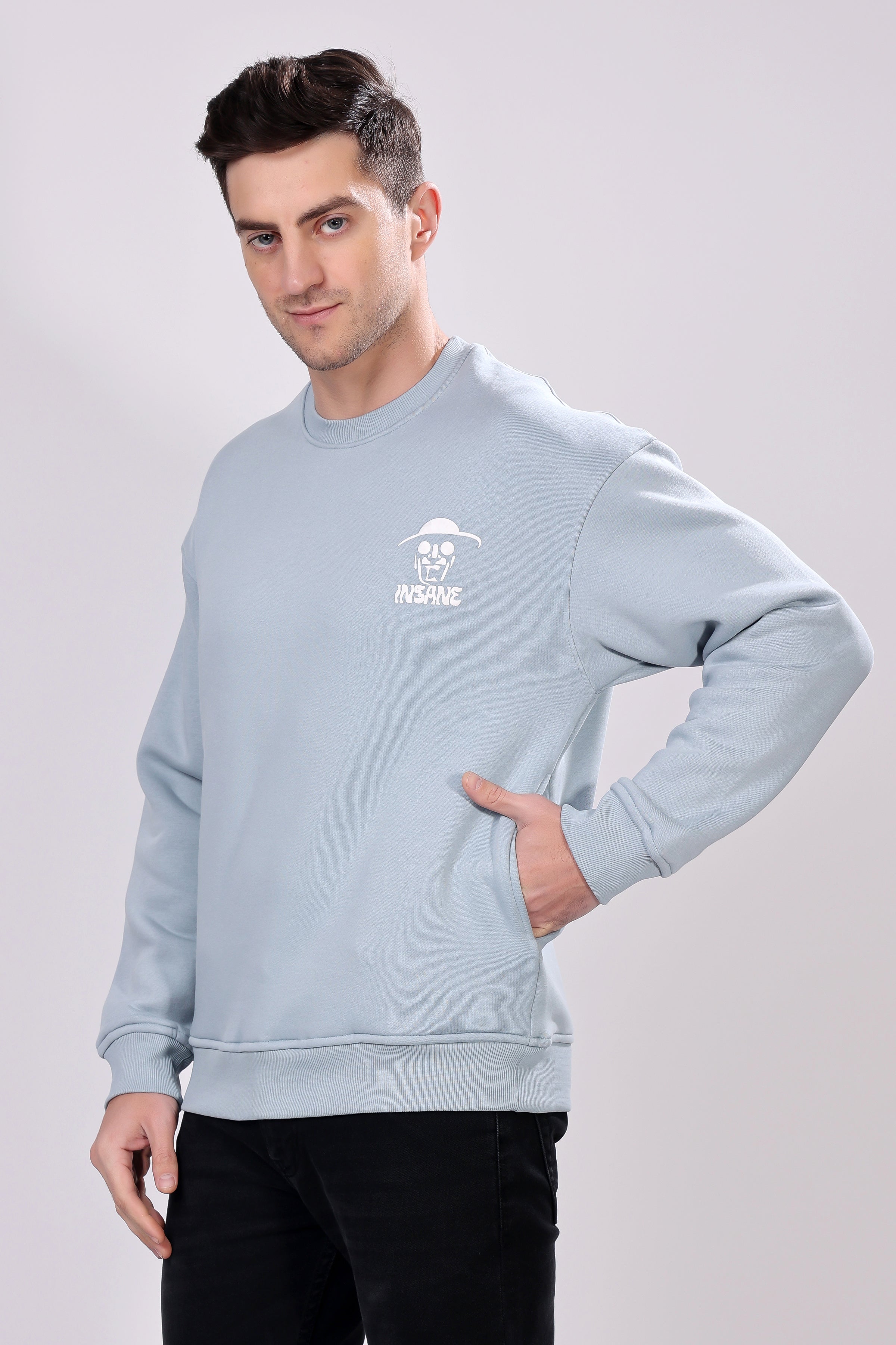Stylox Printed Full Sleeve Sweatshirt For Men - Stylox