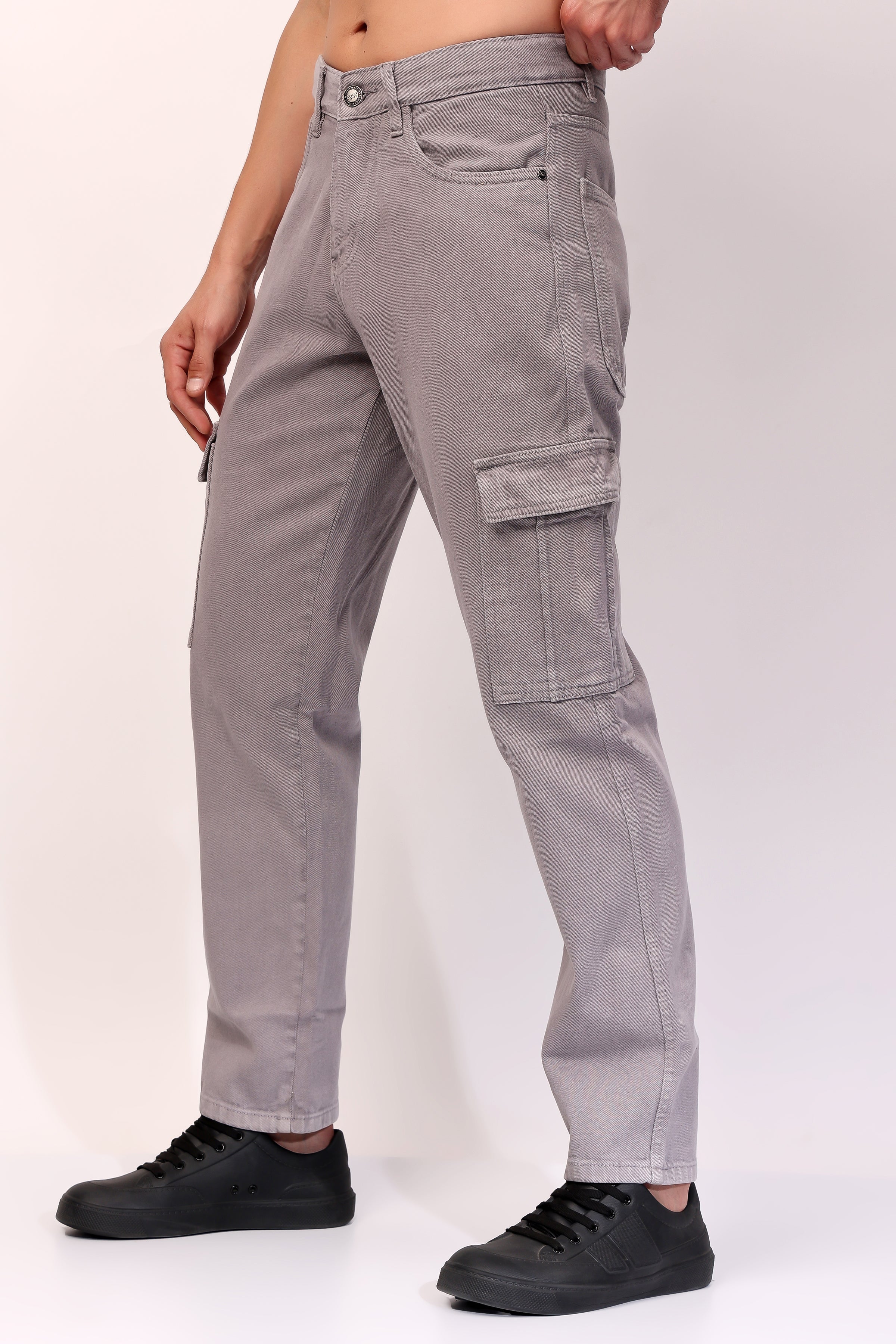 Stylox Comfort Fit Cargo Denim Jeans - Stylox