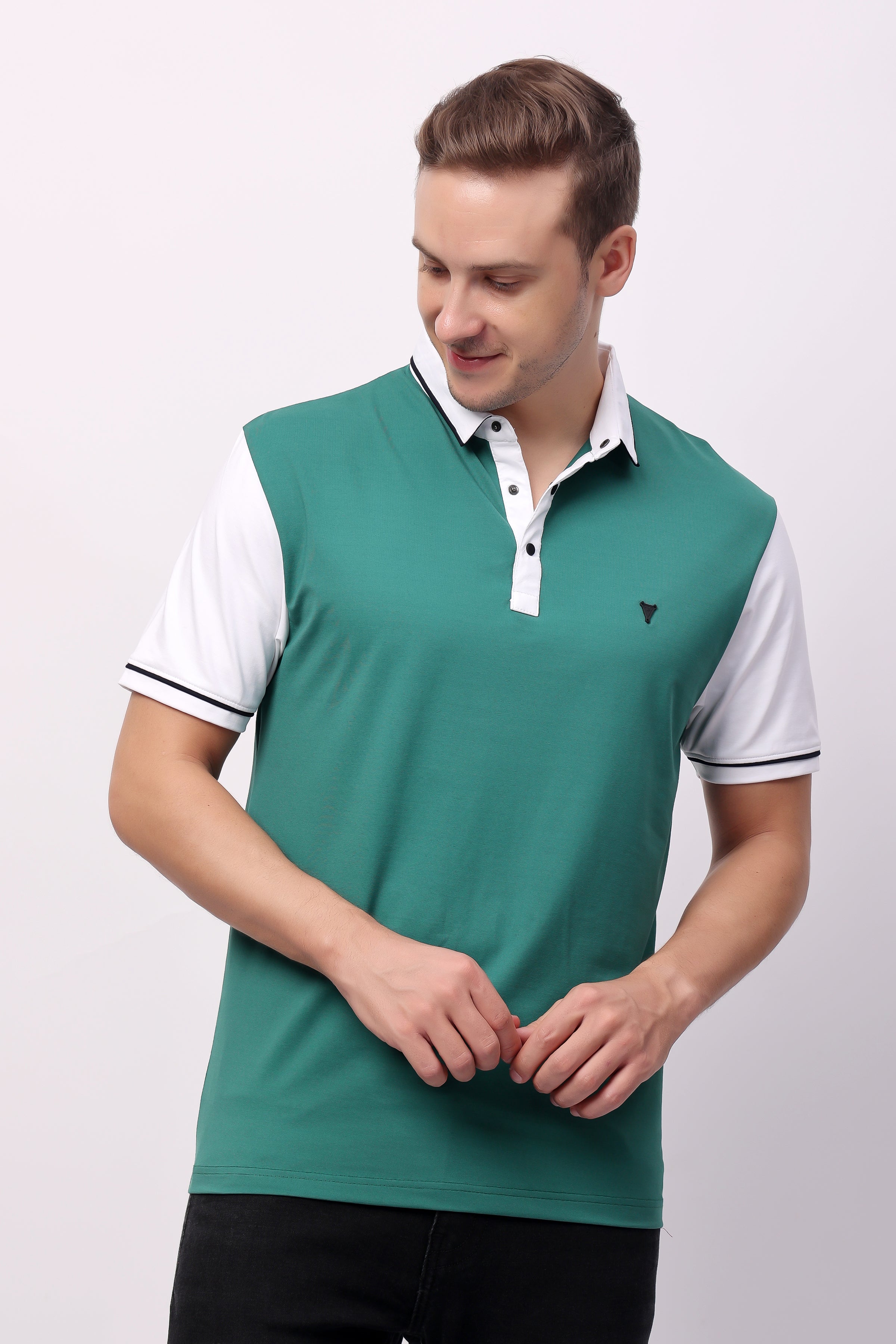 STYLOX SOLID POLO T-SHIRT FOR MEN - Stylox