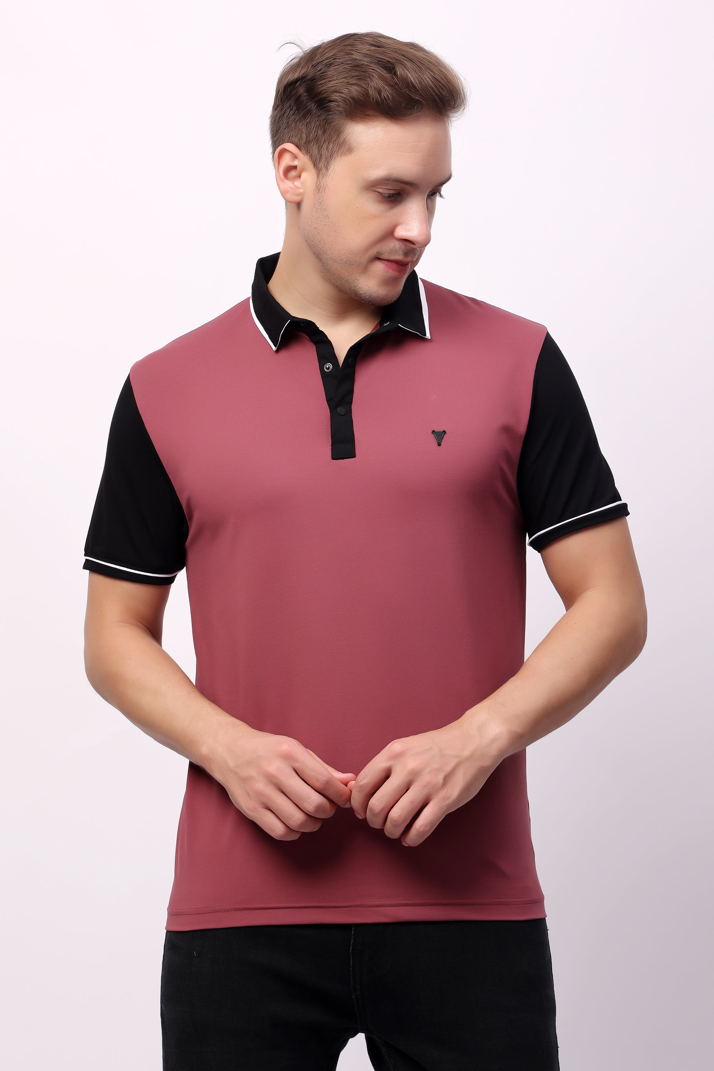 STYLOX SOLID POLO T-SHIRT FOR MEN - Stylox