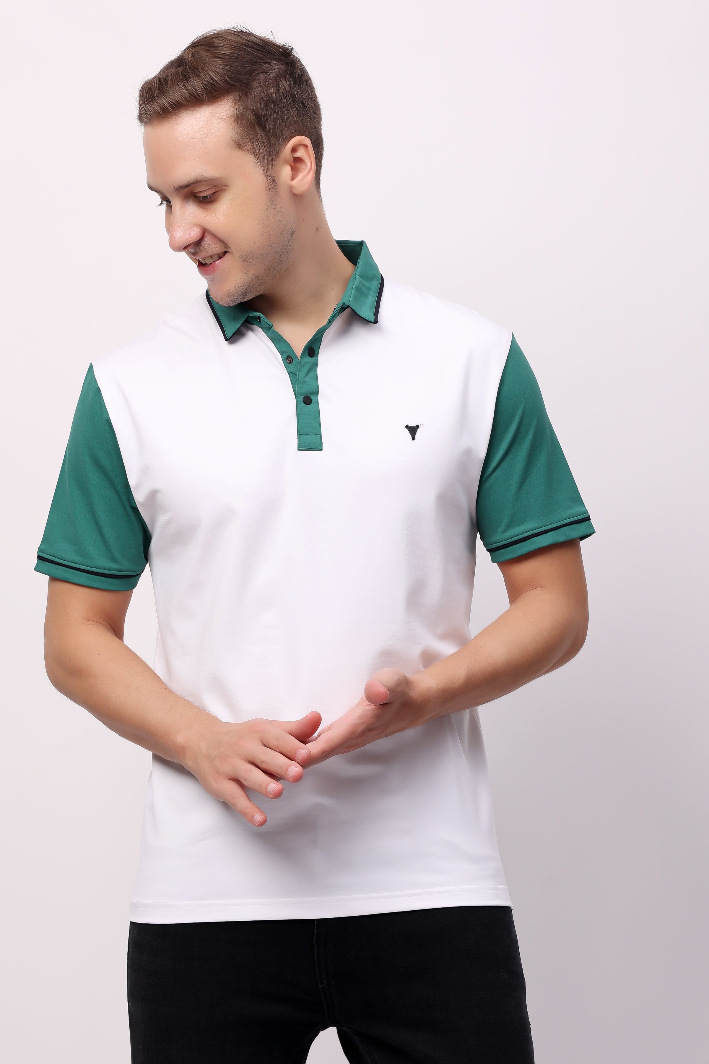 STYLOX SOLID POLO T-SHIRT FOR MEN - Stylox