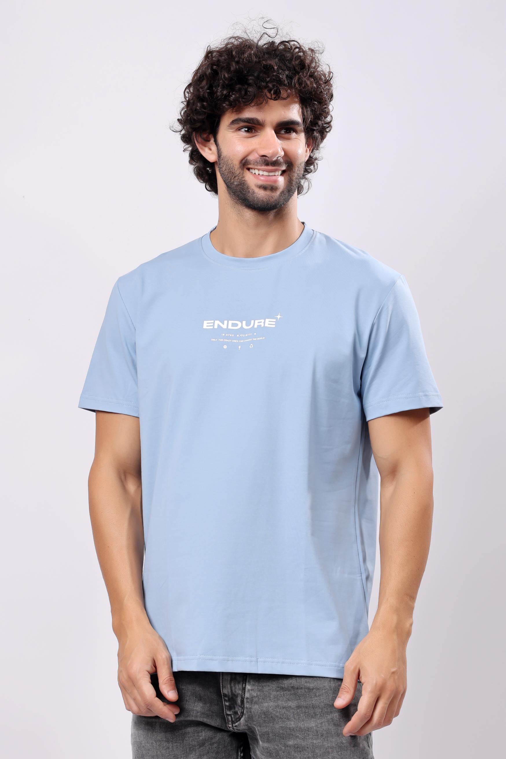 STYLOX MEN CREW NECK PRINTED T-SHIRT - Stylox