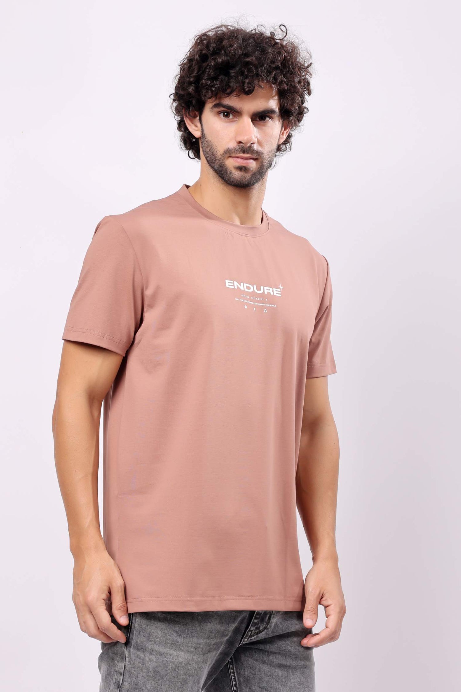 STYLOX MEN CREW NECK PRINTED T-SHIRT