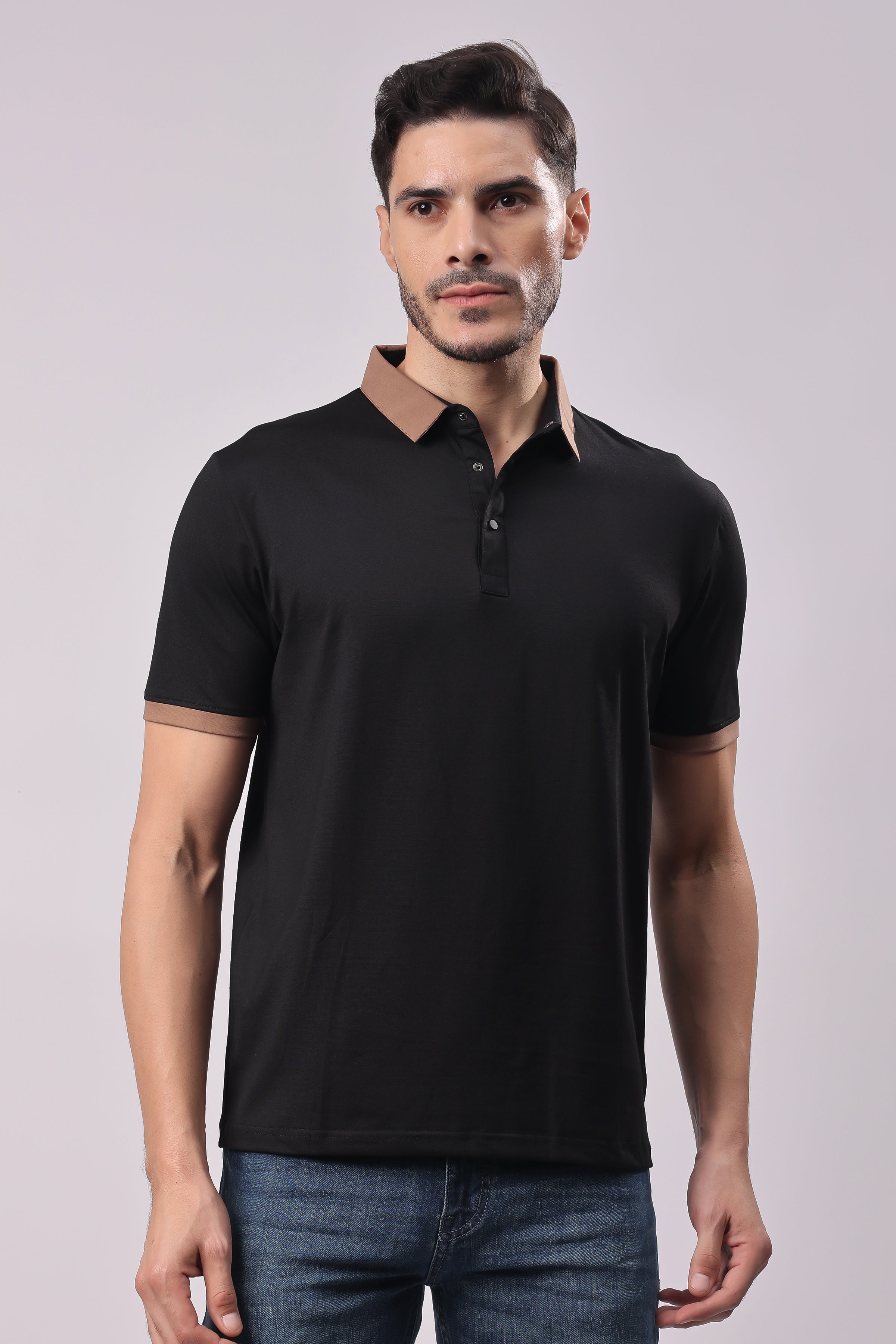 STYLOX SOLID POLO T-SHIRT - Stylox