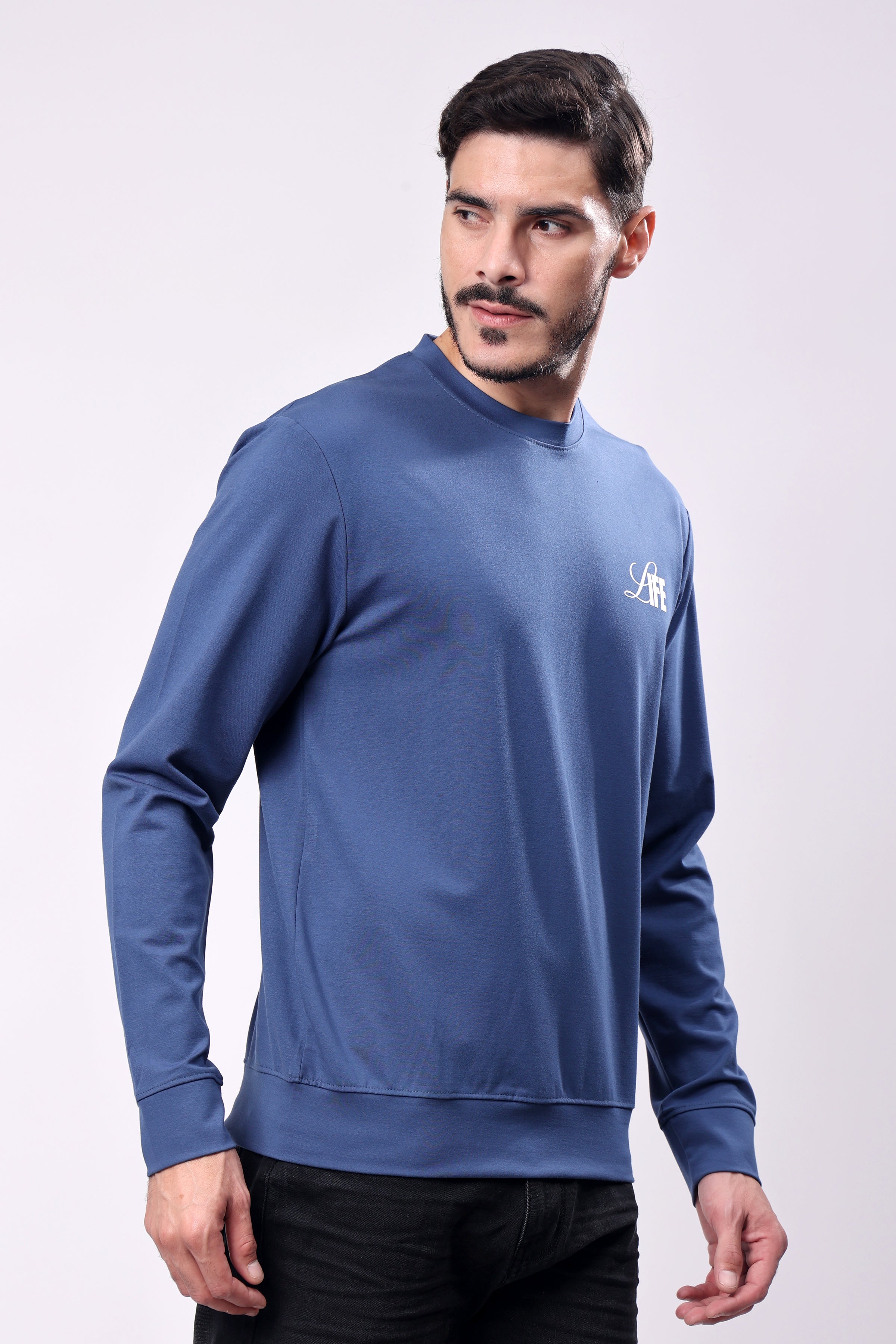 STYLOX Crew Neck Solid SWEATSHIRT - Stylox