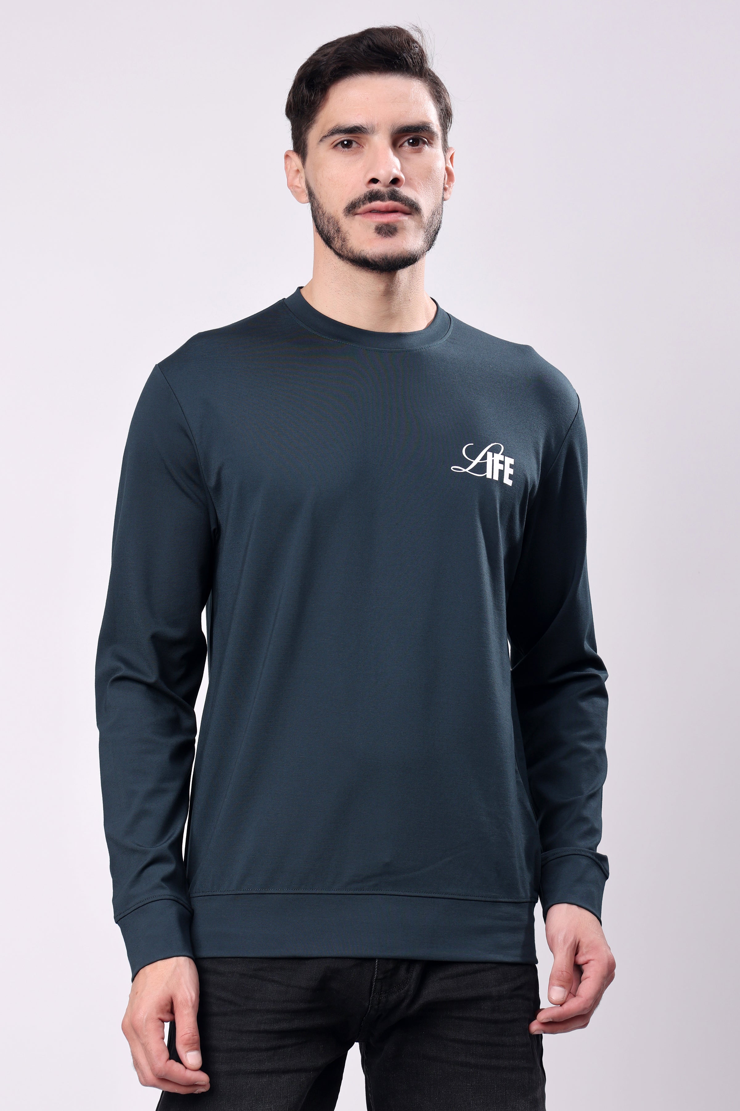 STYLOX Crew Neck Solid SWEATSHIRT - Stylox