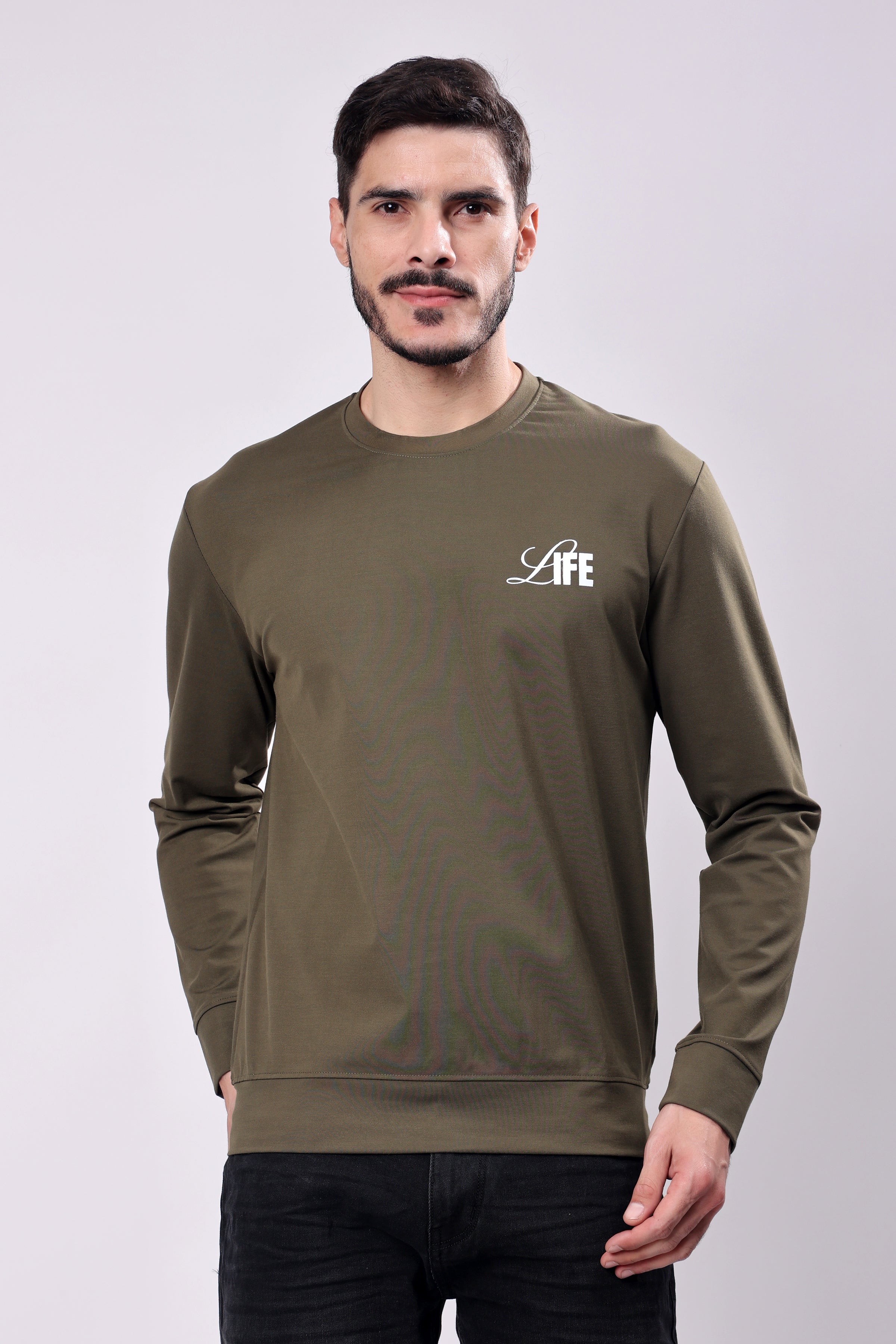 STYLOX Crew Neck Solid SWEATSHIRT - Stylox